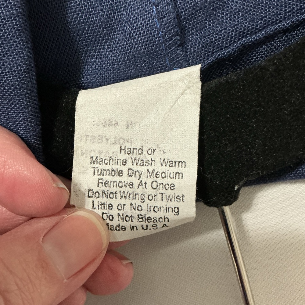 Vintage 1980s Deadstock Sears Navy Size 3/4 Juniors Blazer/Jacket-NWT - Picture 4 of 7